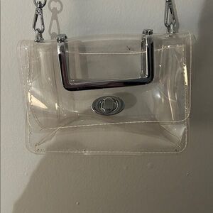 Transparent Chain Shoulder Bag